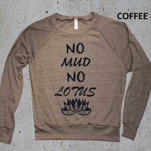 Yoga Clothes Mud No Lotus Graphic Print Sweater